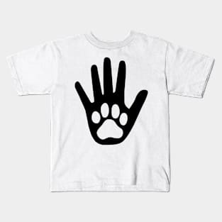 Paw In Hand Kids T-Shirt